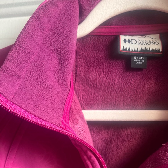 Double Diamond Women’s Fuchsia Pink Jacket sz Sm - Picture 5 of 7